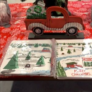 Brand New., 3pc Red truck gift set.